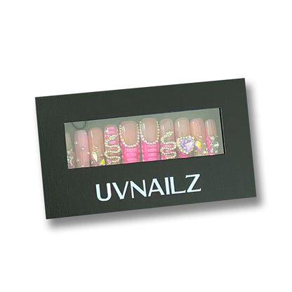 Royal Charm Handmade Square Nails